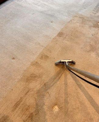 streamz Cleanz half way through the steaming process.