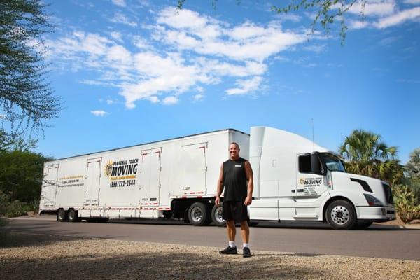 We specialize in expedited moves within a 1400 mile radius. We haul 100% of what we book.