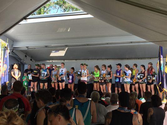 Congrats top 8 women's and men's finishers