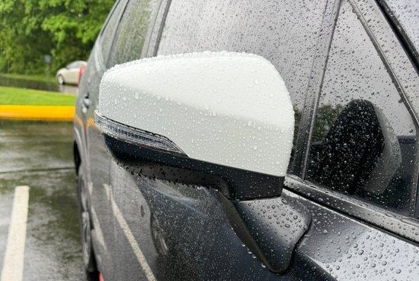 The color that was installed by Subaru Speedway. They admitted their mistake, but stated I would be on the hook if I wanted it color matched