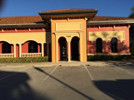 A Spa Fort Myers front door
