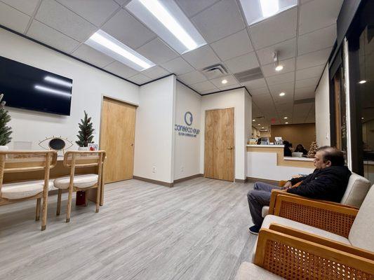 Brand new office: immaculate, comfortable, and welcoming.