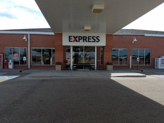 Express on base for quick items before hitting the road.