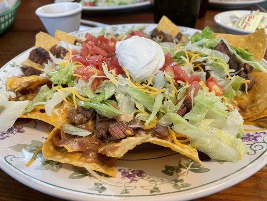 And I had to steak nachos