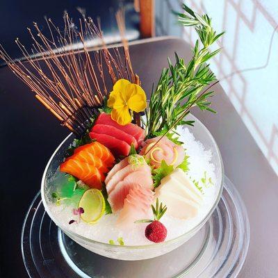 sashimi plate!
