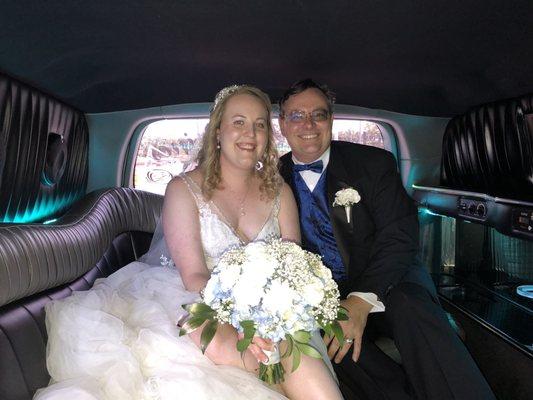 My daughter and I in the back