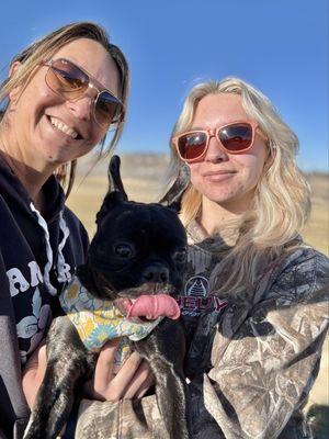 My daughter's hair cut and color - so cool