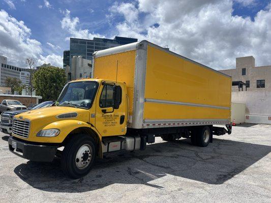 Our 26 foot box trucks are reliable and gets the job done