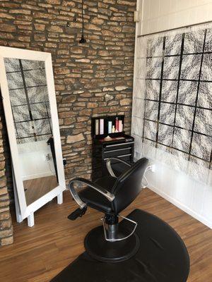 What a cute hair station!