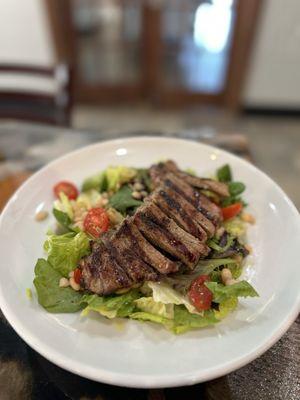 Mediterranean Salad add steak