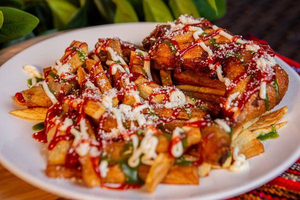 Our famous " pollo con papas "