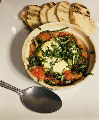 Baked Goat Cheese "Caprese"