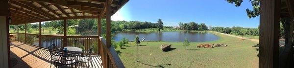 The view from the back deck