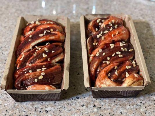 Chocolate babka bread