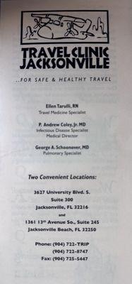 Travel Clinic Jacksonville
