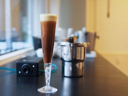 Nitro coffee with NitroBrew!
