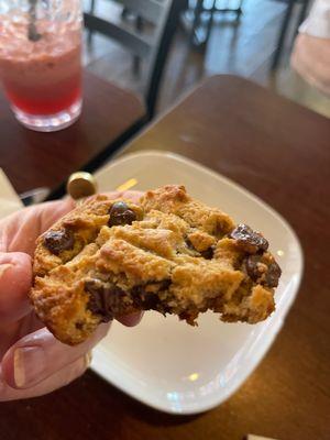 Gluten Free Chocolate Chip Cookie. Not usually a fan of chocolate chip cookies, but these are great and totally LOADED with chocolate chips!
