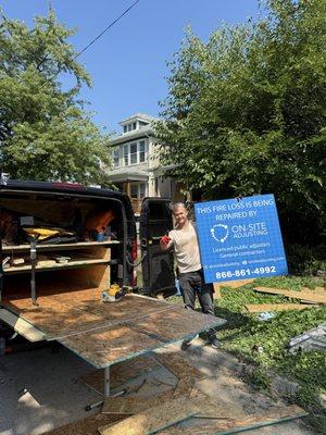 Fire damage loss in Chicago Illinois