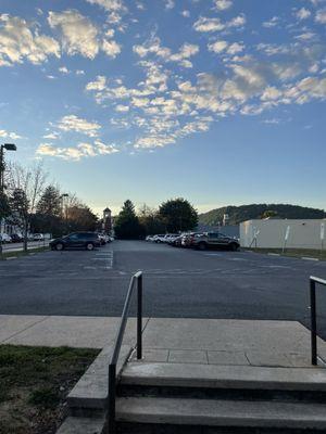 Parking lot which again good luck finding, as it's attached and shared with a factory.