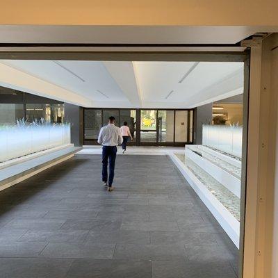 The bridge between valet and the building