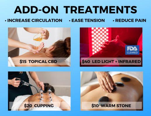Add-on treatments