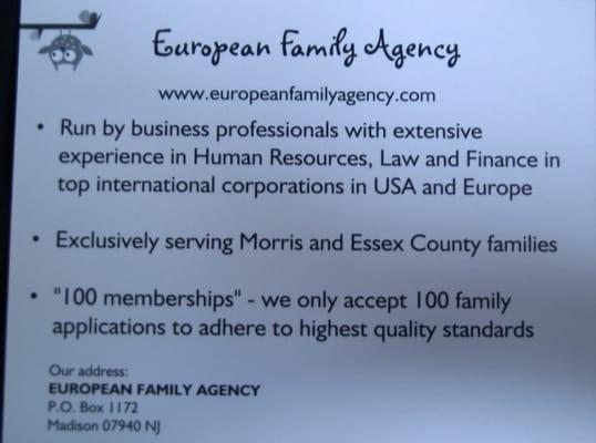 European Family Agency