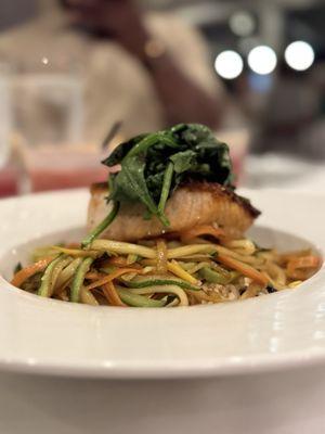 Macadamia Crusted Scottish Salmon