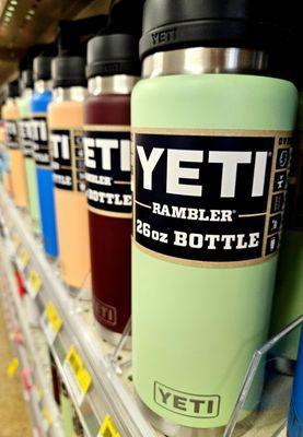 Huge selection of Yeti cups/mugs ready to be engraved!