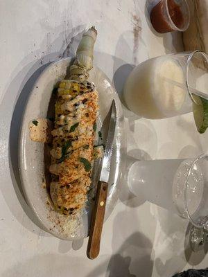 Mexican street corn a must