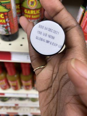 Food safety violations this product is nearly 10 months past expiration date