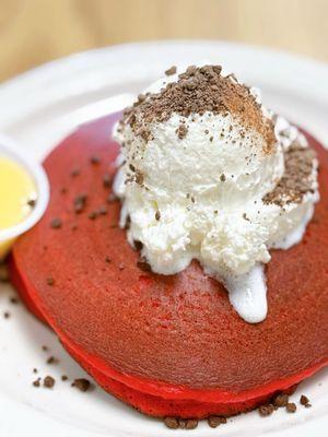 Red Velvet Pancakes