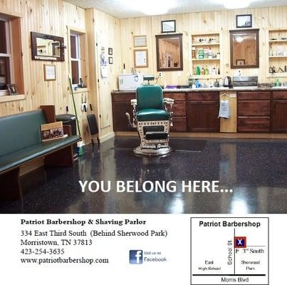 Patriot Barbershop & Shaving Parlor. Morristown's Best Gentlemen's Barbershop! Call for an appointment or just drop in!