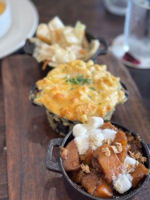 Looks better than it tastes. Mac n cheese was the star.