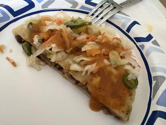 What was left of the Revuelta Pupusa