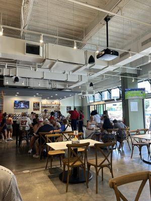 Inside of restaurant