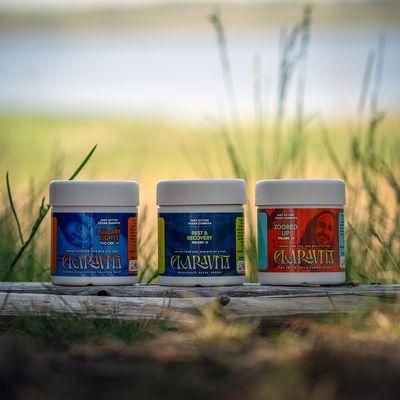 Claravita Edible product line from CNA Stores. Produced here in Amesbury MA.