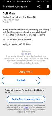 I applied for a job with these guys thu indeed after my first week the manger rfuse to pay . Manger Mojo