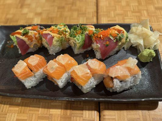 Front Row: Fresh Roll; Back Row: Bruce Lee Roll