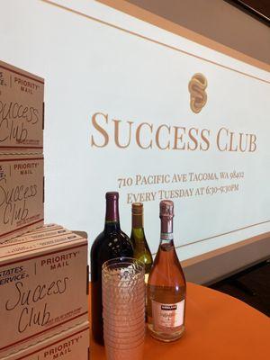 Our raffle during our business development strategy sessions Success Club