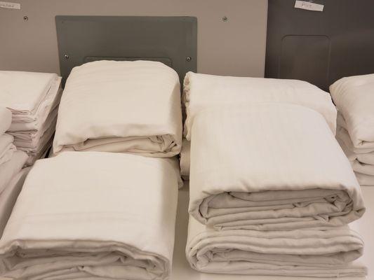 MHD HOTEL SHEETS ARE READY FOR DROP OFF
