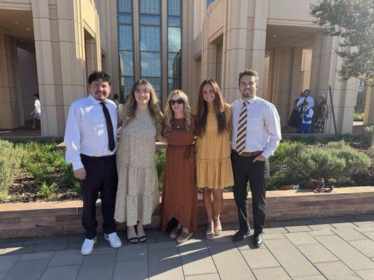 I am in the sunglasses but if you zoom in you can see how good my face looks and their ageless products are working