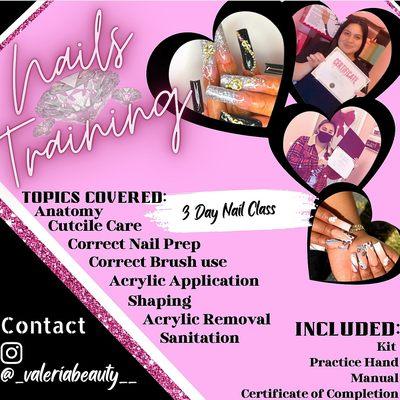 Courses available start your new career! @_valeriabeauty__ on instagram or 9097372804 text only