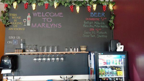 Great drink prices, $3 house wines and $2 domestic bottles.