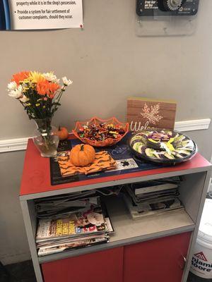 Little holiday cheer at work!