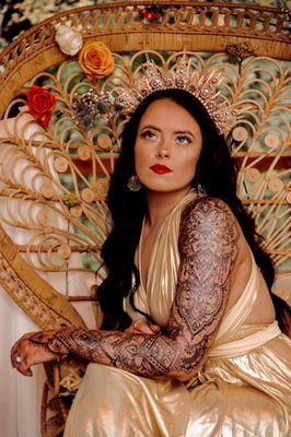 The Eye of Henna & 13 Moons Tattoo