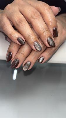 Cat eye gel polish