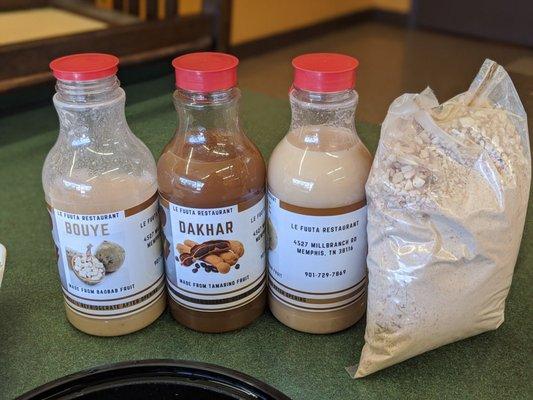 Baobab, tamarind and baobab powder