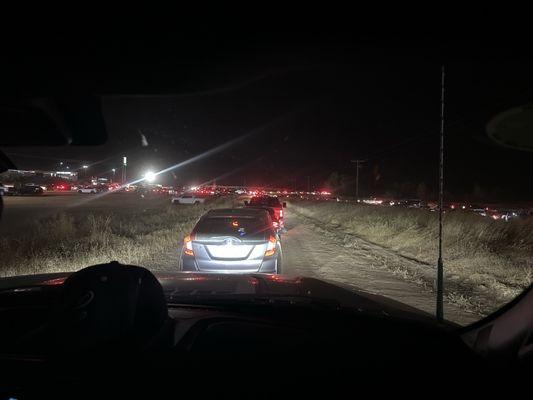 Moved .1 miles in over an hour.