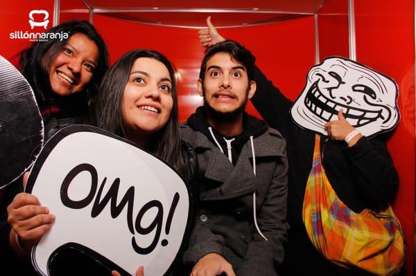 Sillón Naranja Photo Booth