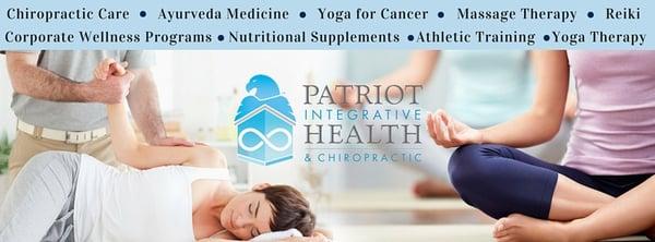 Patriot Integrative Health & Chiropractic Offers many services under one roof.